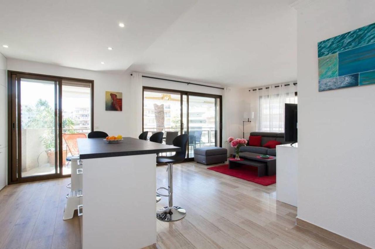 3-Room Apartment With Terrace In Palm Beach คานส์ ภายนอก รูปภาพ