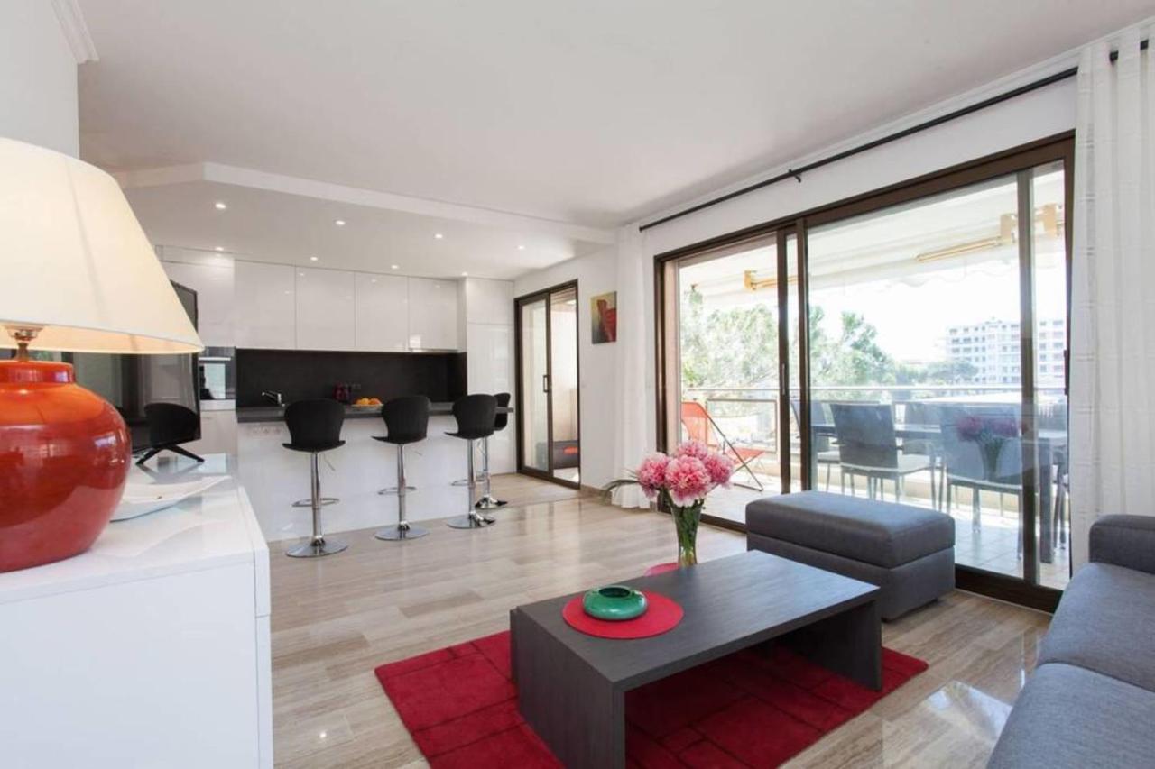 3-Room Apartment With Terrace In Palm Beach คานส์ ภายนอก รูปภาพ