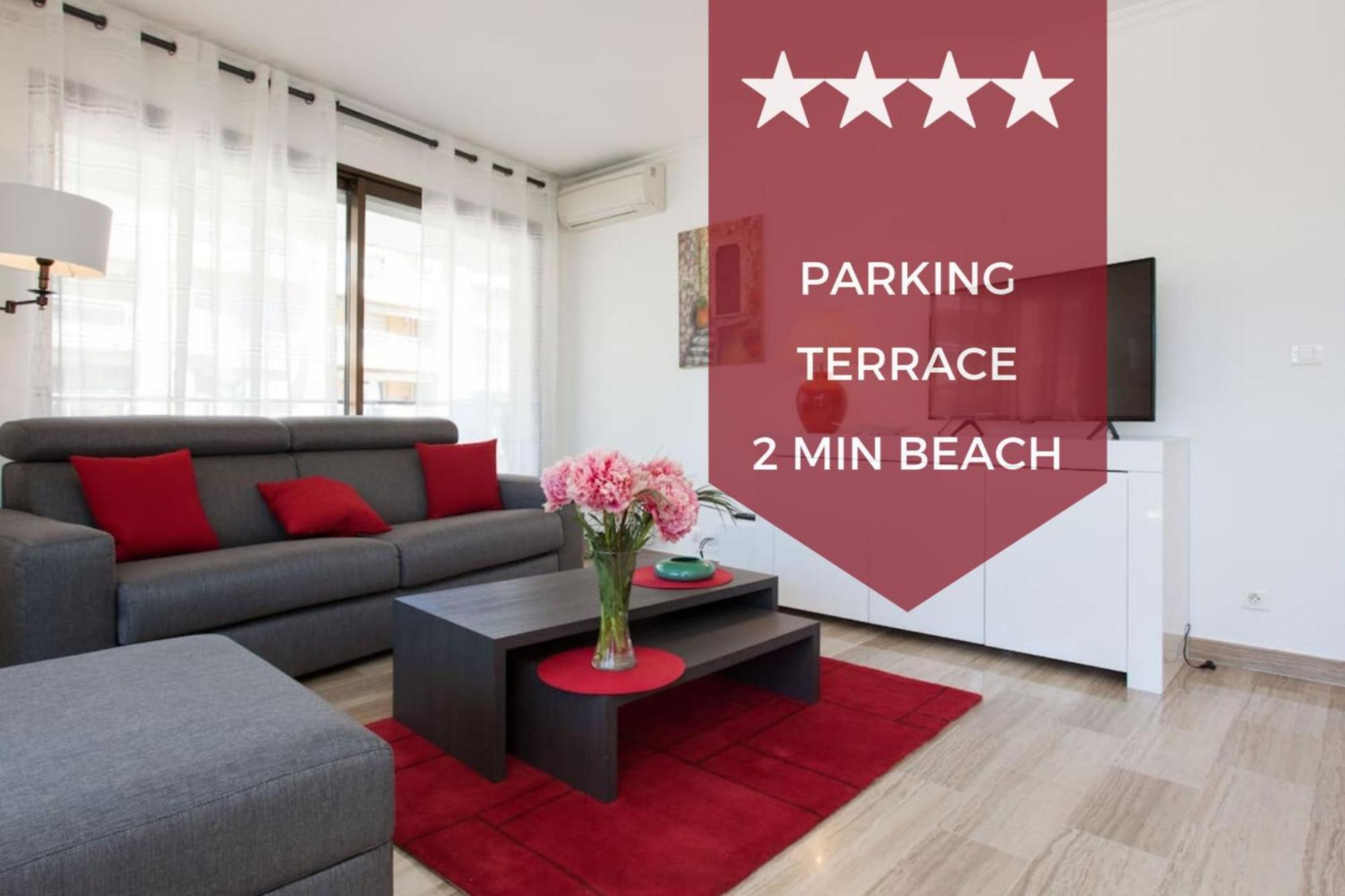 3-Room Apartment With Terrace In Palm Beach คานส์ ภายนอก รูปภาพ